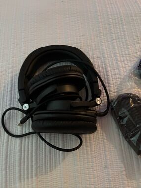 Audio Technica Black Over-Ear Headphones